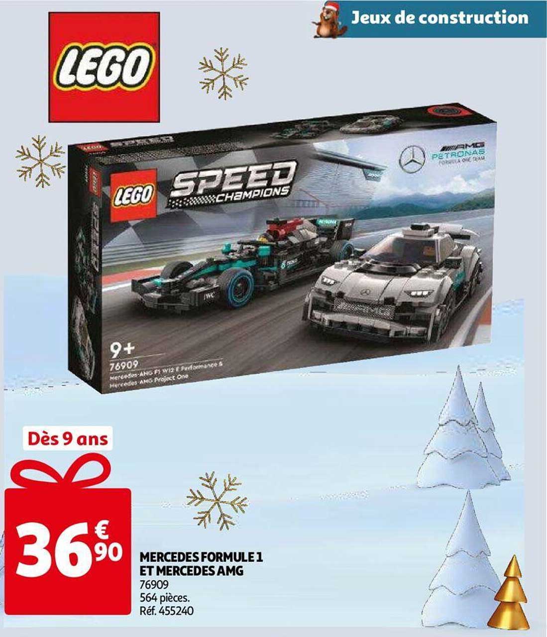 mercedes formule 1 et mercedes amg lego speed