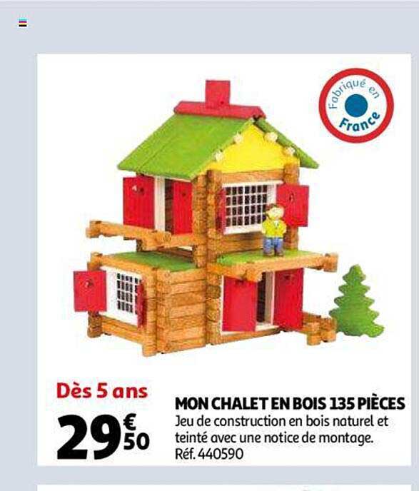 mon chalet en bois 135 pièces