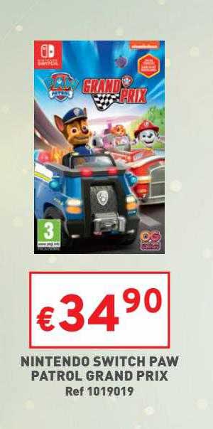 nintendo switch paw patrol grand prix