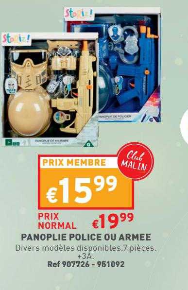 Panoplie Police Ou Armée