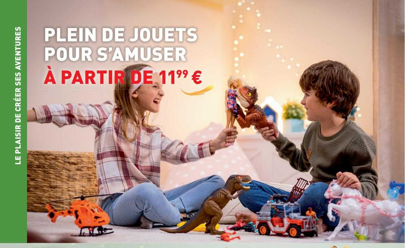 plein de jouets pour s'amuser