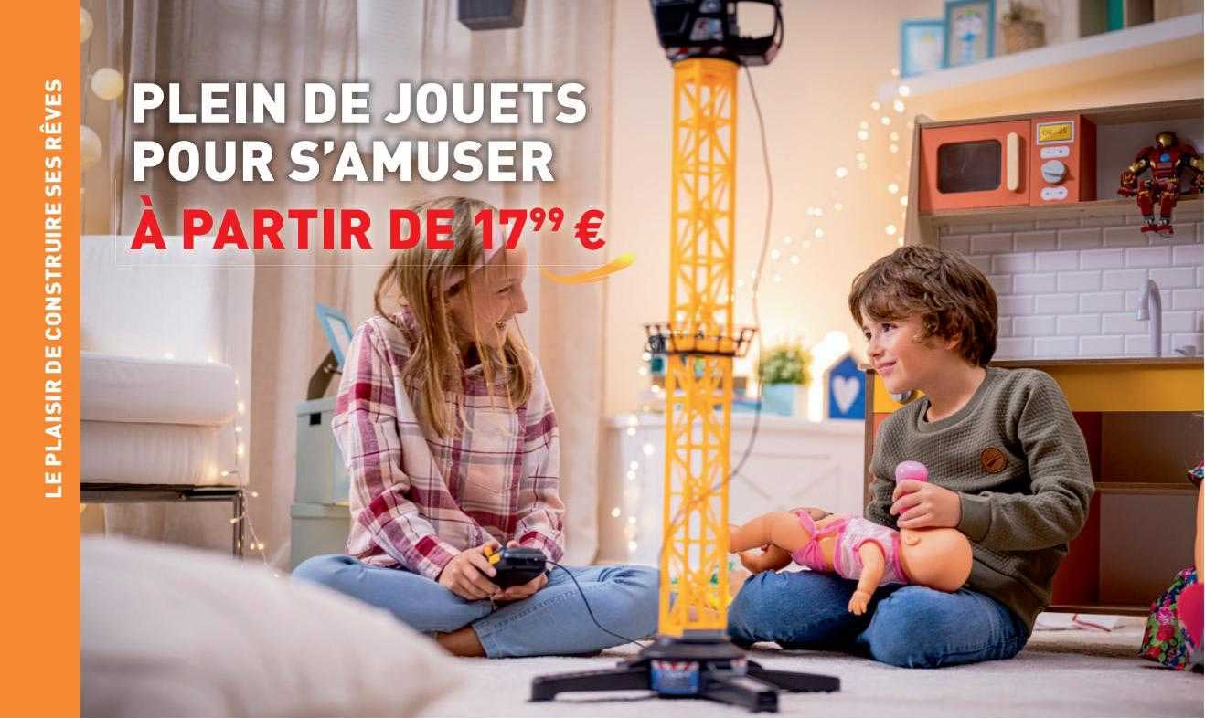 plein de jouets pour s'amuser