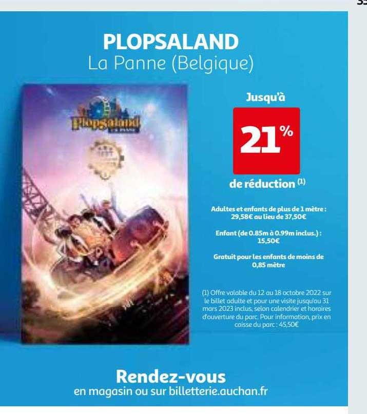 plopsaland la panne (belgique)