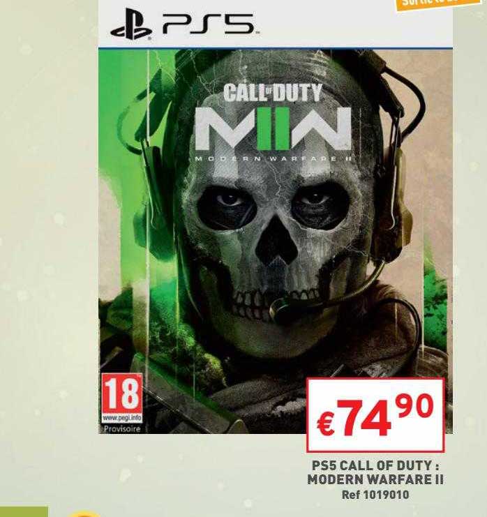 ps5 call of duty : modern warfare II