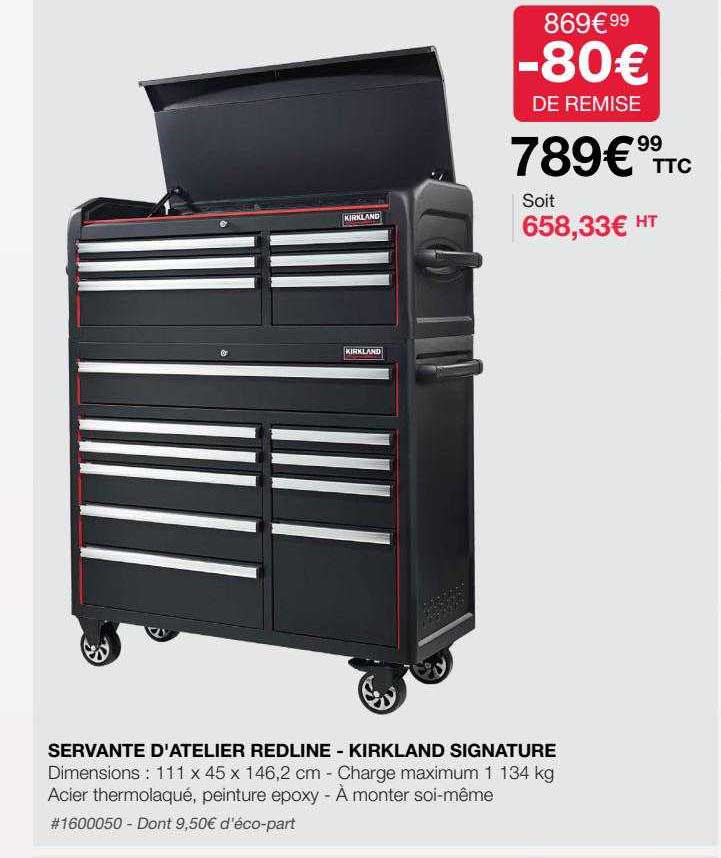 Servante D'atelier Redline - Kirkland Signature