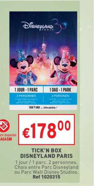tick'n box disneyland paris
