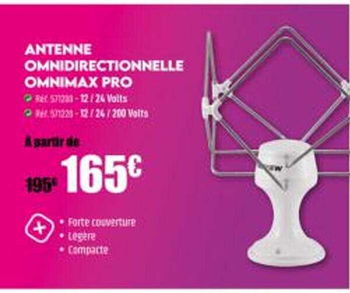 antenne omnidirectionnelle omnimax pro