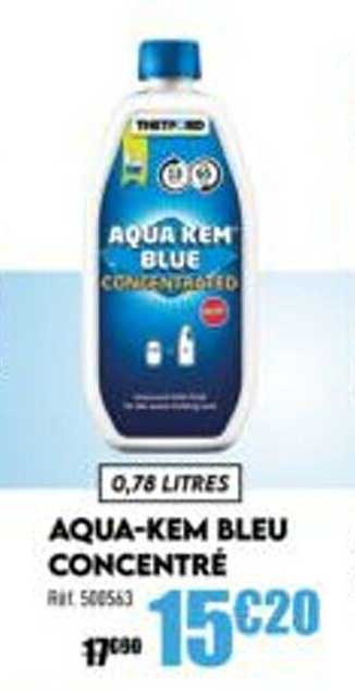 aqua-kem bleu concentré