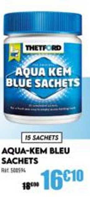 aqua-kem bleu sachets