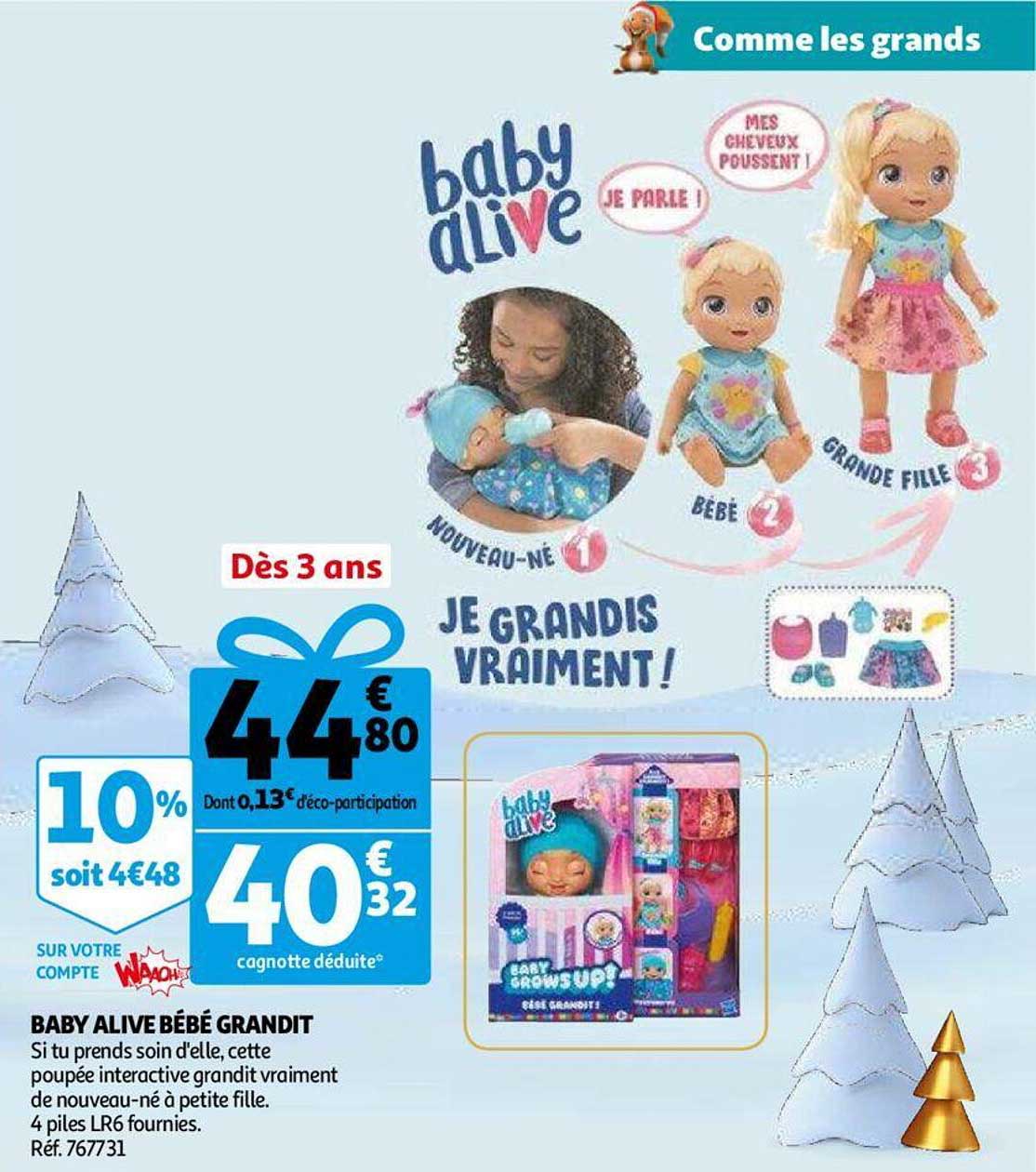 Baby Alive Bébé Grandit