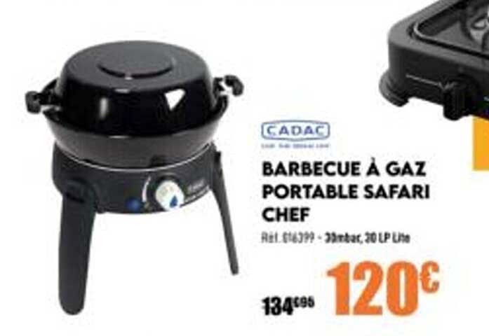 barbecue à gaz portable safari chef cadac