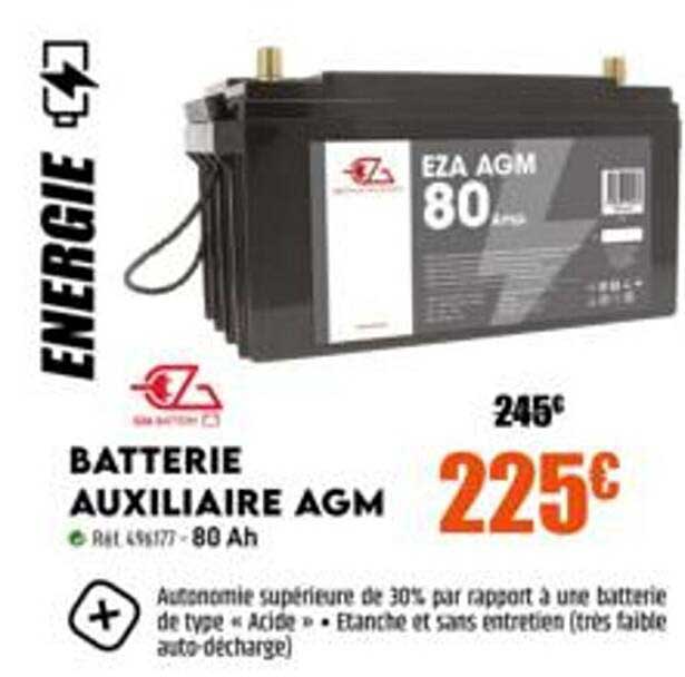 batterie auxiliaire agm
