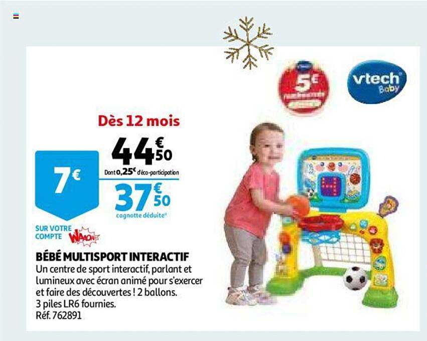 bébé multisport interactif vtech