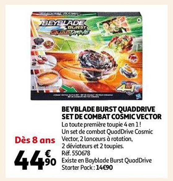 beyblade burst quaddrive set de combat cosmic vector