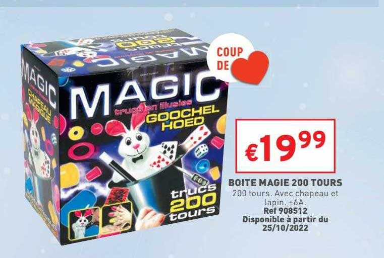 boîte magie 200 tours