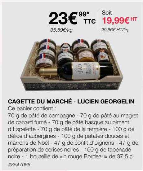 cagette du marché - lucien georgelin