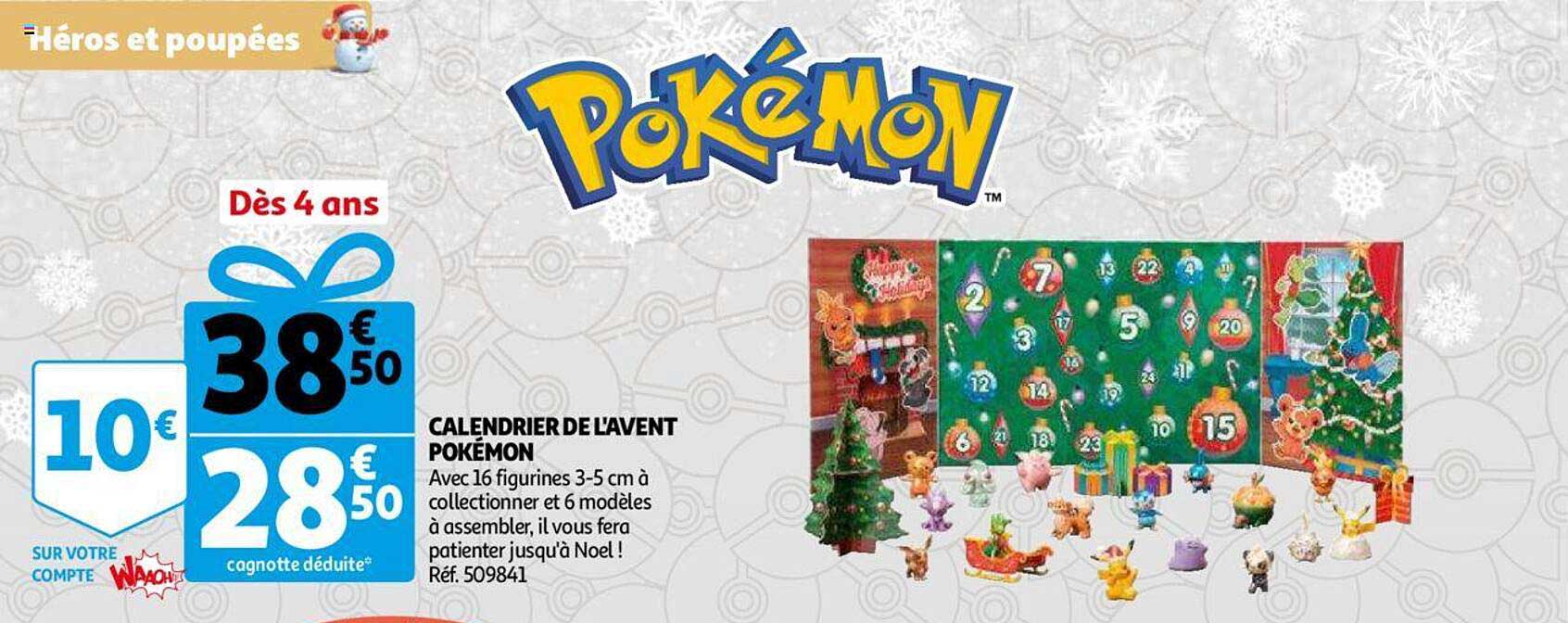 calendrier de l'avent pokémon