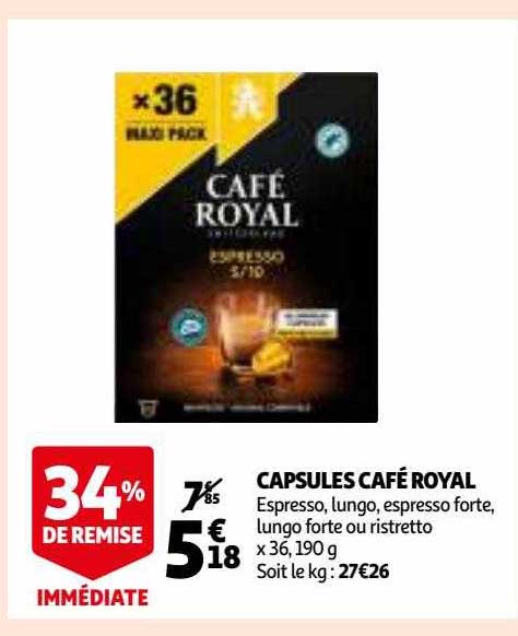 Capsules Café Royal