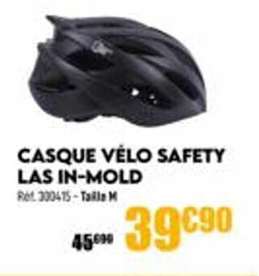 casque vélo safety las in-mold
