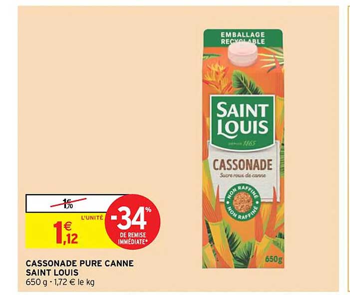 cassonade pure canne saint louis