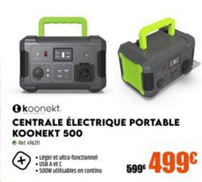 centrale électrique portable koonekt 500