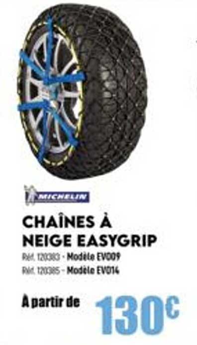 chaînes à neige easygrip michelin
