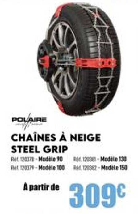 chaînes à neige steel grip polaire