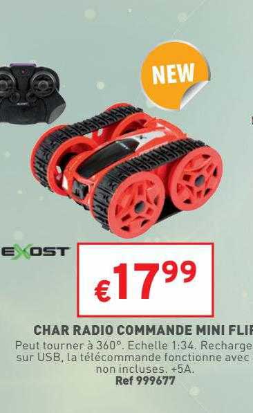 char radio commande mini flip