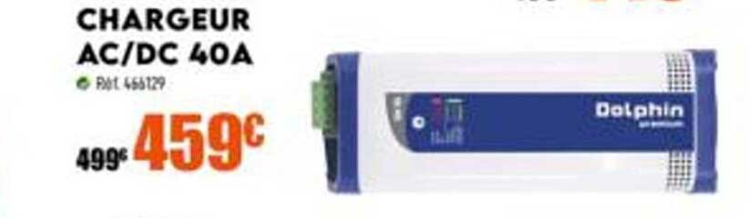 chargeur ac-dc 40a dolphin