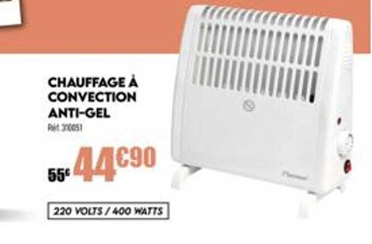 chauffage à convection anti-gel