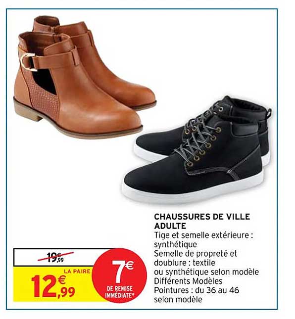 chaussures de ville adulte