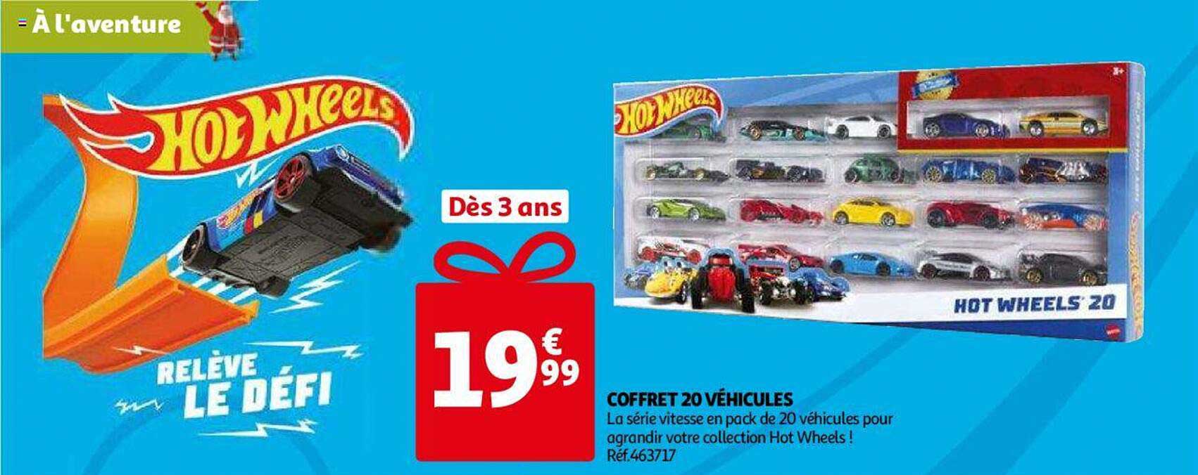 coffret 20 véhicules hot wheels