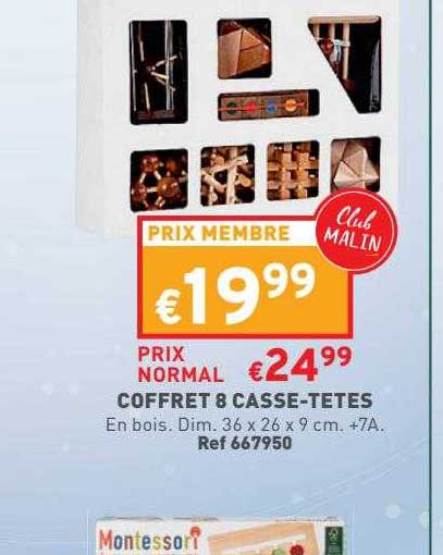 Coffret 8 Casse-têtes