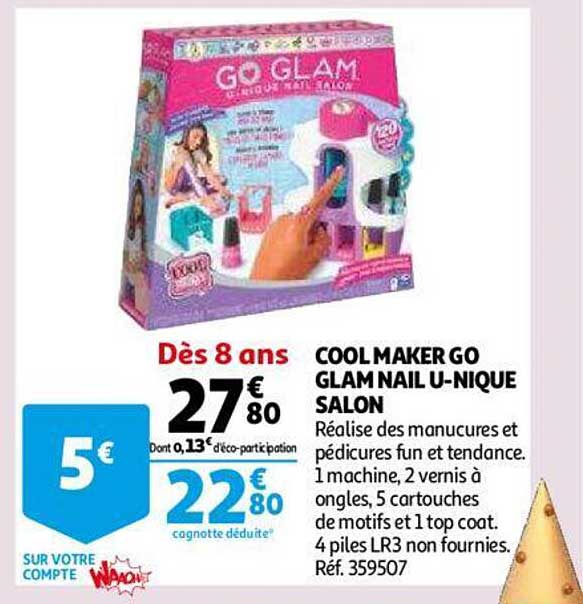 cool maker go glam nail u-nique salon