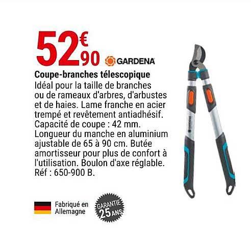 coupe-branches télescopique gardena