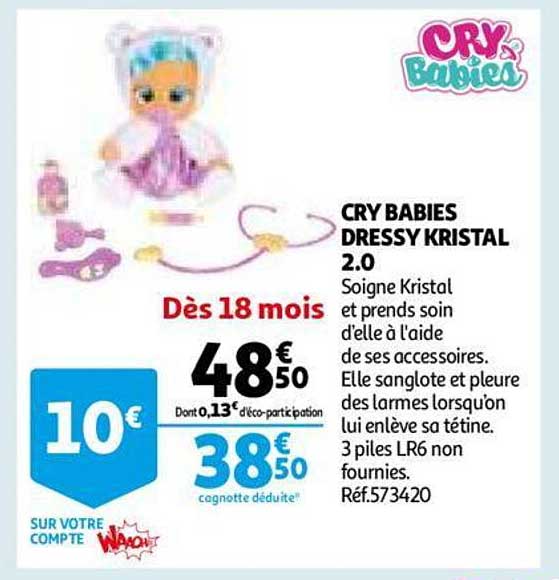 cry babies dressy kristal 2.0