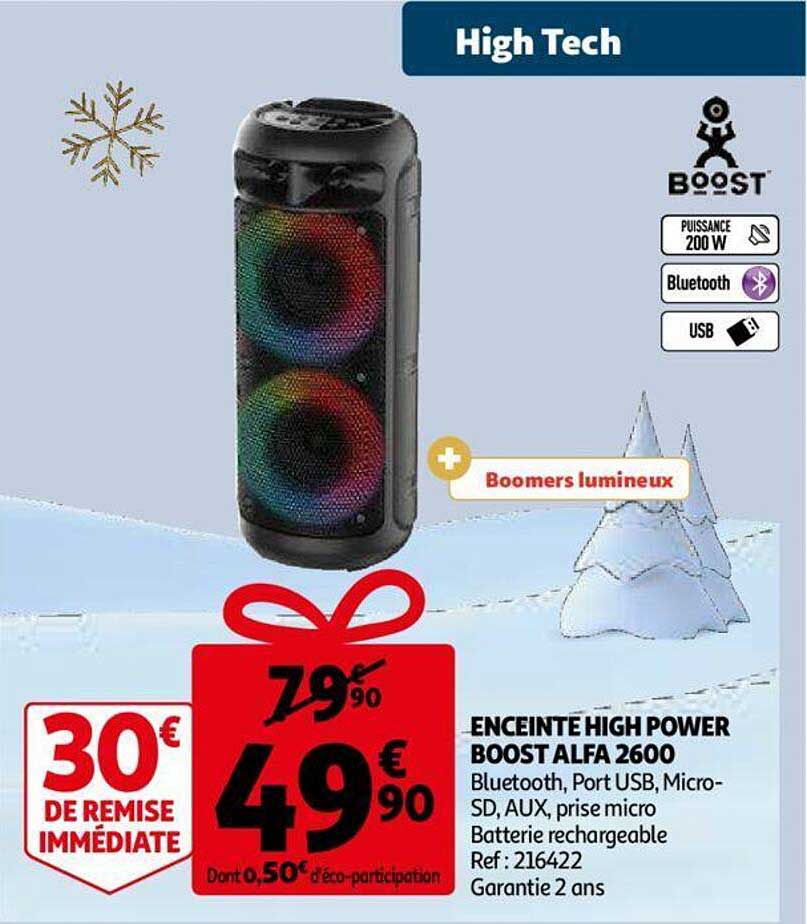 Enceinte High Power Boost Alfa 2600 Boost