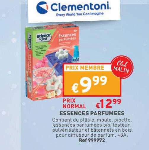 essences parfuméés clementoni