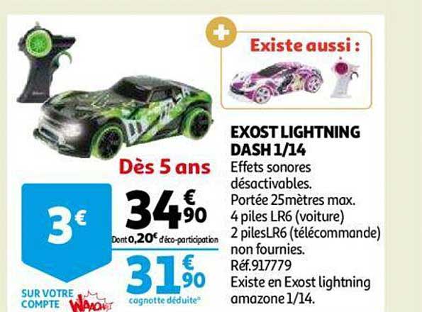 exost lighting dash 1-14