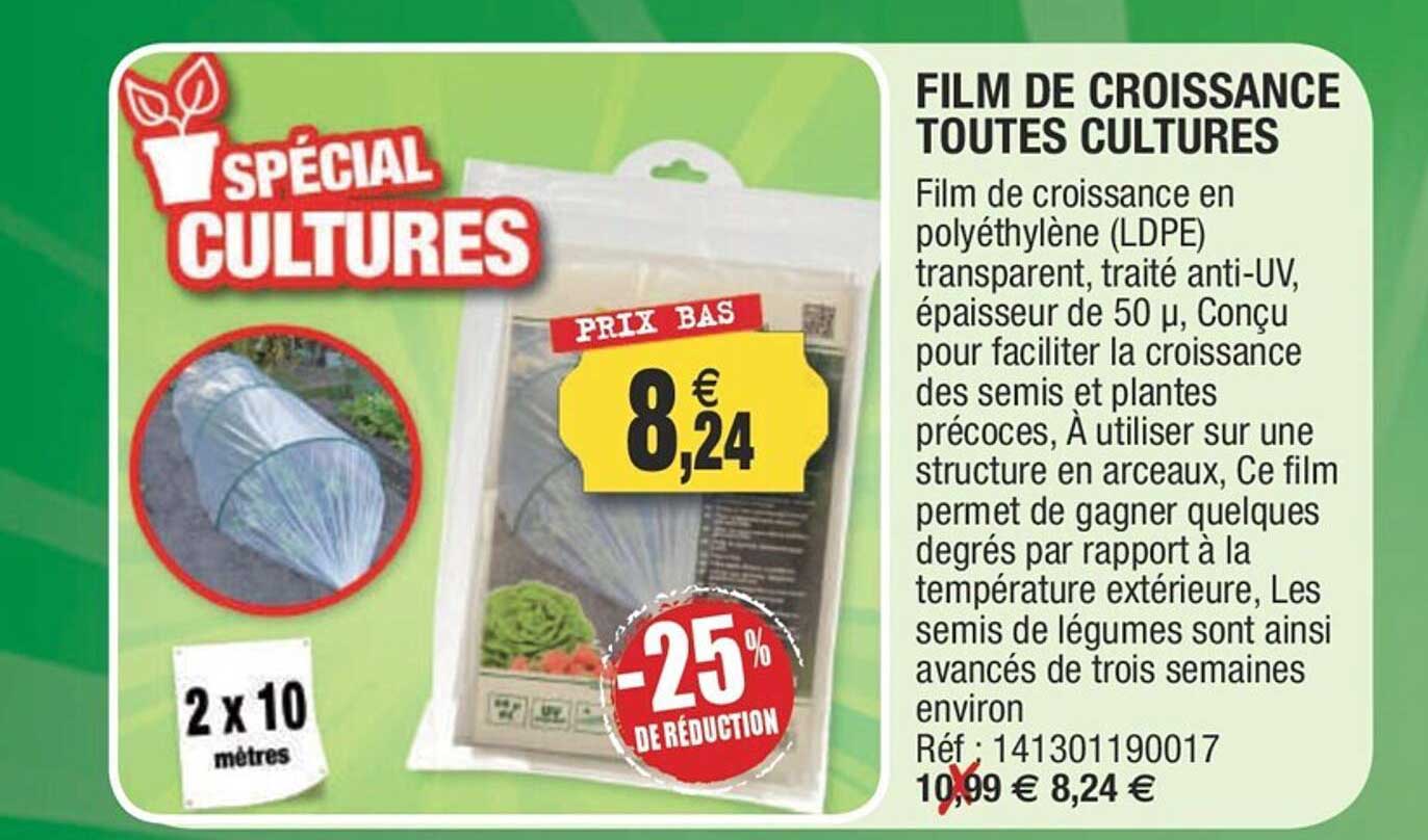 film de croissance toutes cultures