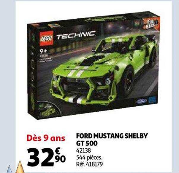 ford mustang shelby gt 500 lego technic
