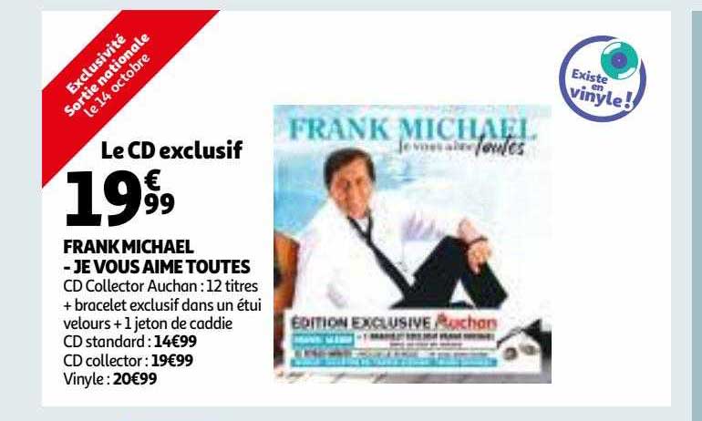 frank michael - je vous aime toutes