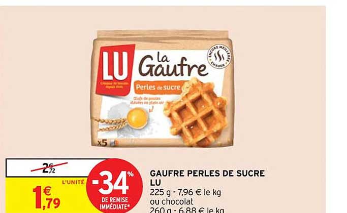 Gaufre Perles De Sucre Lu