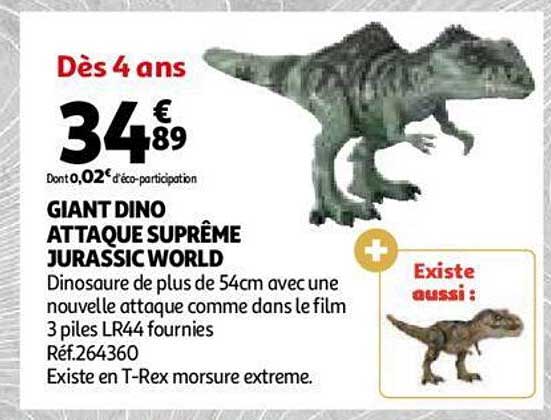 giant dino attaque suprême jurassic world