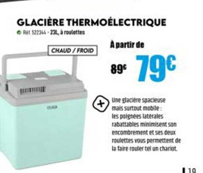 Glacière Thermoélectrique