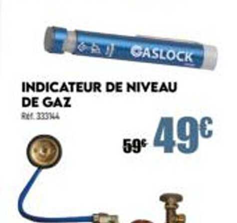 indicateur de niveau de gaz