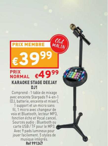 karaoké stage deejay dj1