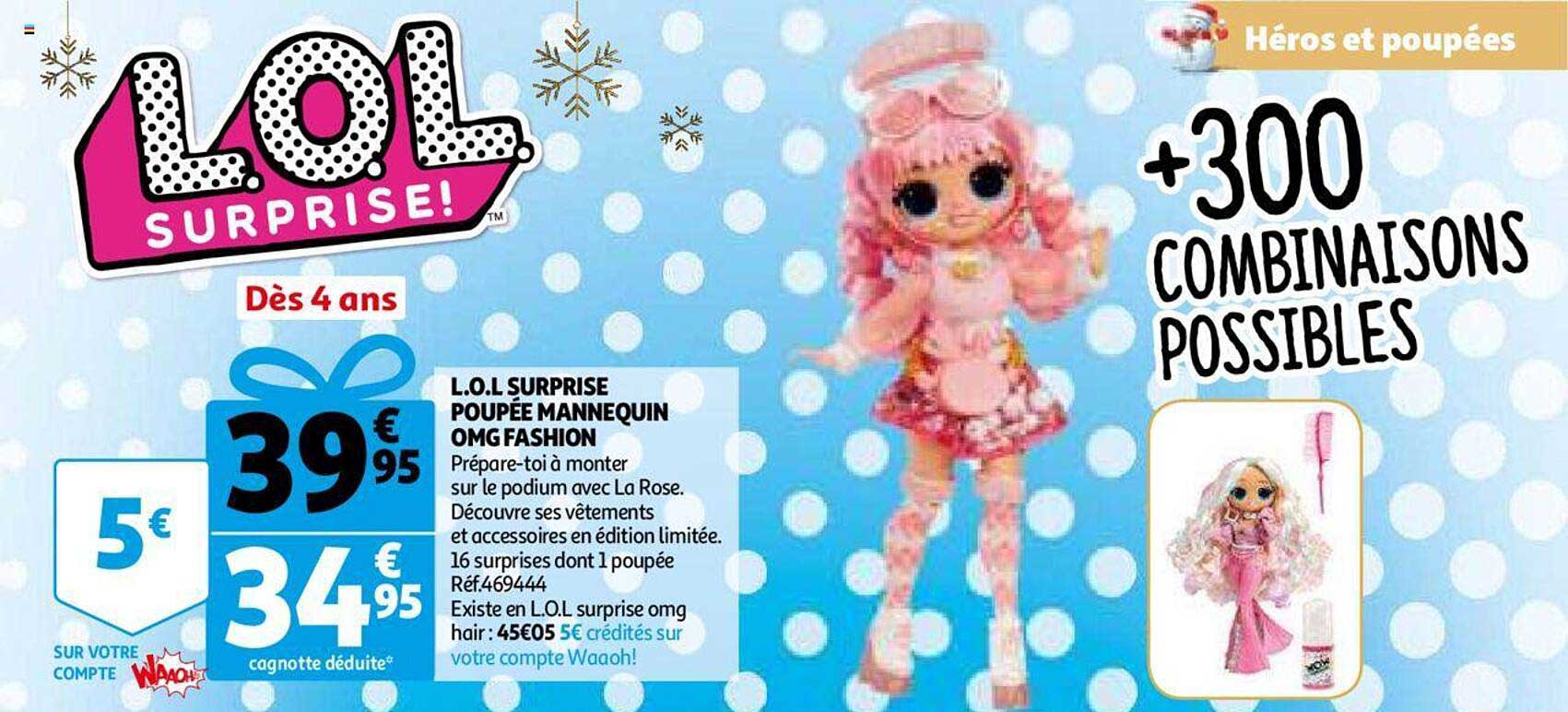 l.o.l. surprise poupée mannequin omg fashion