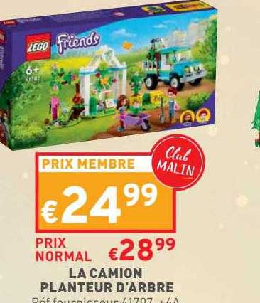 la camion planteur d'arbre lego friends