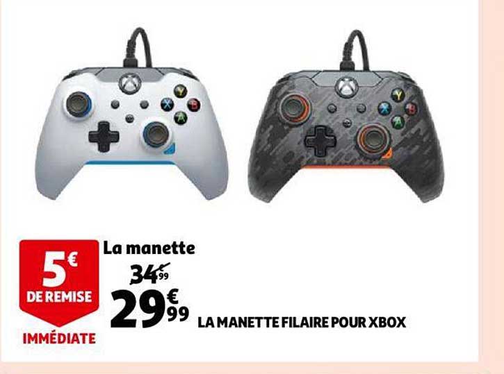 la manette filaire pour xbox